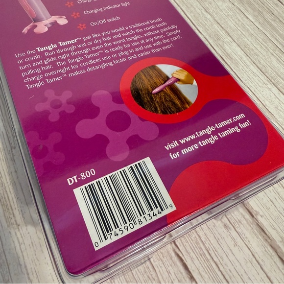 Remington DT800 Tangle Tamer Electric Detangling Comb Wet/Dry Brush Cordless NEW - Picture 6 of 12